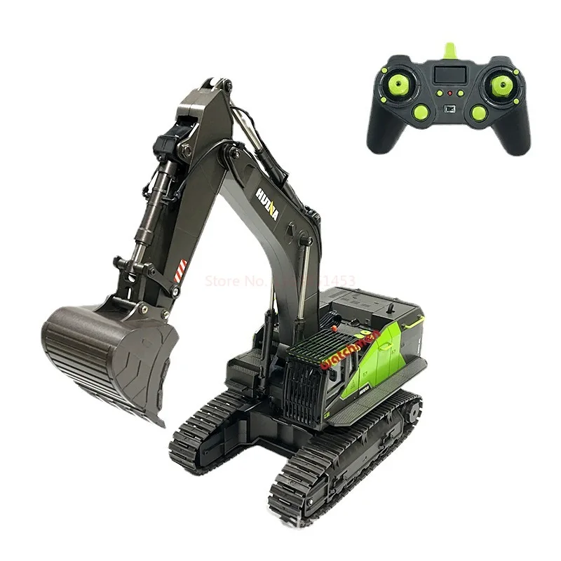 Remote-controlled Alloy Excavator 22 Channel Construction Vehicle Excavator Large Excavator Children's Model Toy 4
