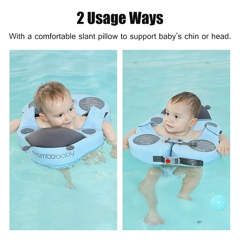 Swimming Float swimming pool float swimming float seat Mambobaby Non-inflatable Swimming Float Soft Waterproof Skin-friendly Swim Trainer Float Baby Swim for 8-48 Months Baby