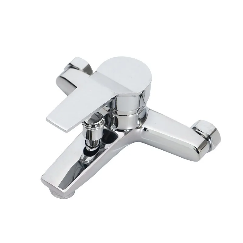 Home Bathroom Triple Shower Faucet Support Hot and Cold Water Faucet Bath Bath Mixer Valve Shower Set Bathroom Accessories bathtub faucet shower set