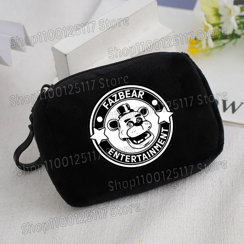 Cute Coin Purse with Key Ring - Soft Zipper Square Wallet and Card Holder with Hanging Accessories