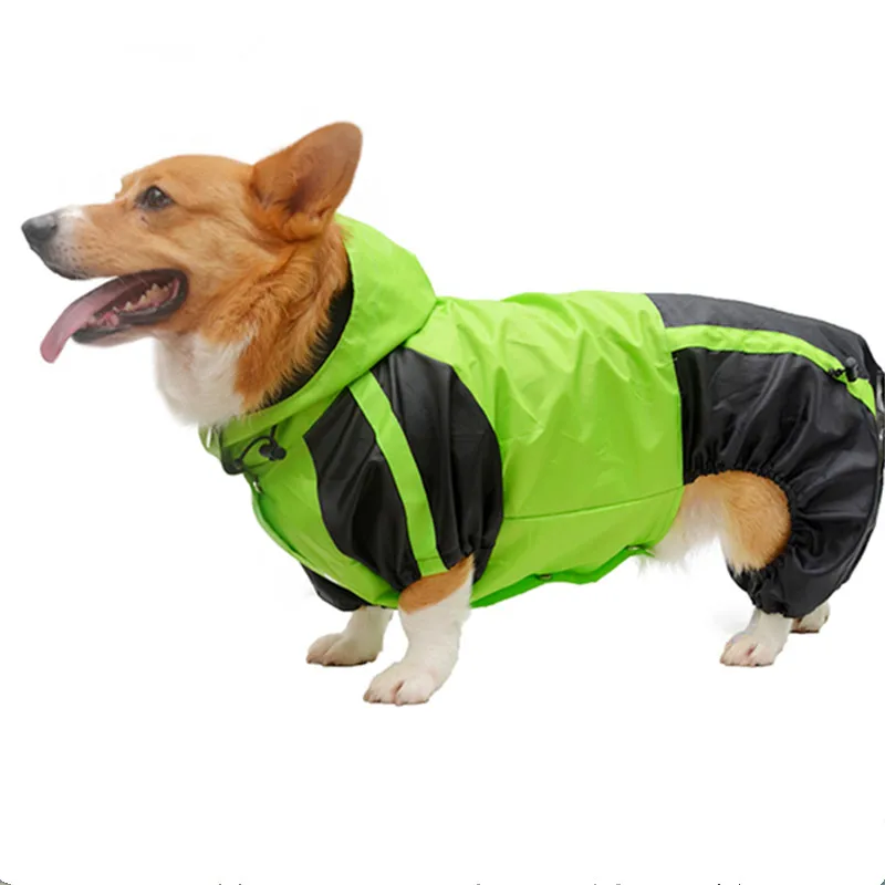 com capuz jaqueta de chuva roupa para pet