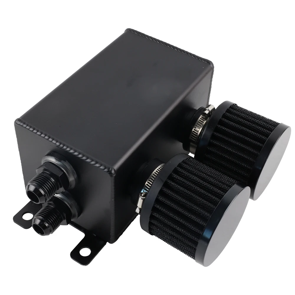 

Высококачественная 1200 мл л двойная перегородка двойной фильтр маслоуловитель двигателя бак резервуар AN8 с воздушным фильтром