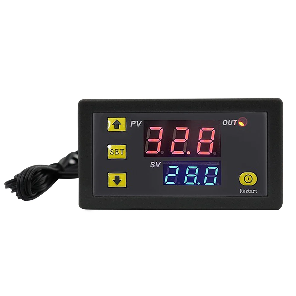 W3230 12V 24V AC110220V Probe line 20A Digital Temperature Control LED