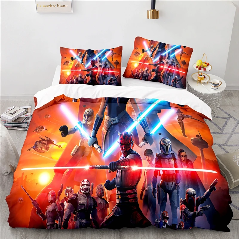 New Star Wars 3d Bedding Set Print Duvet Cover Set with Pillowcase Home Textile Elegant Bedroom Decor Bed Linen Set Dropshipping