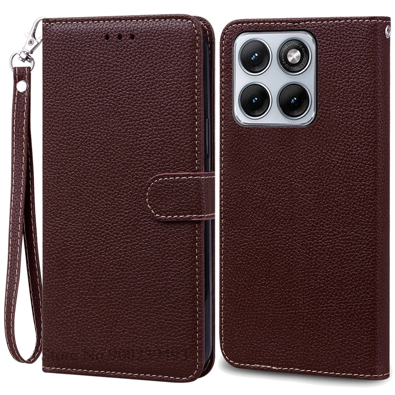 Enhanced Leather Flip Wallet Cover | Magnetic Book-Style Protective Case for Motorola Edge 70 Fusion