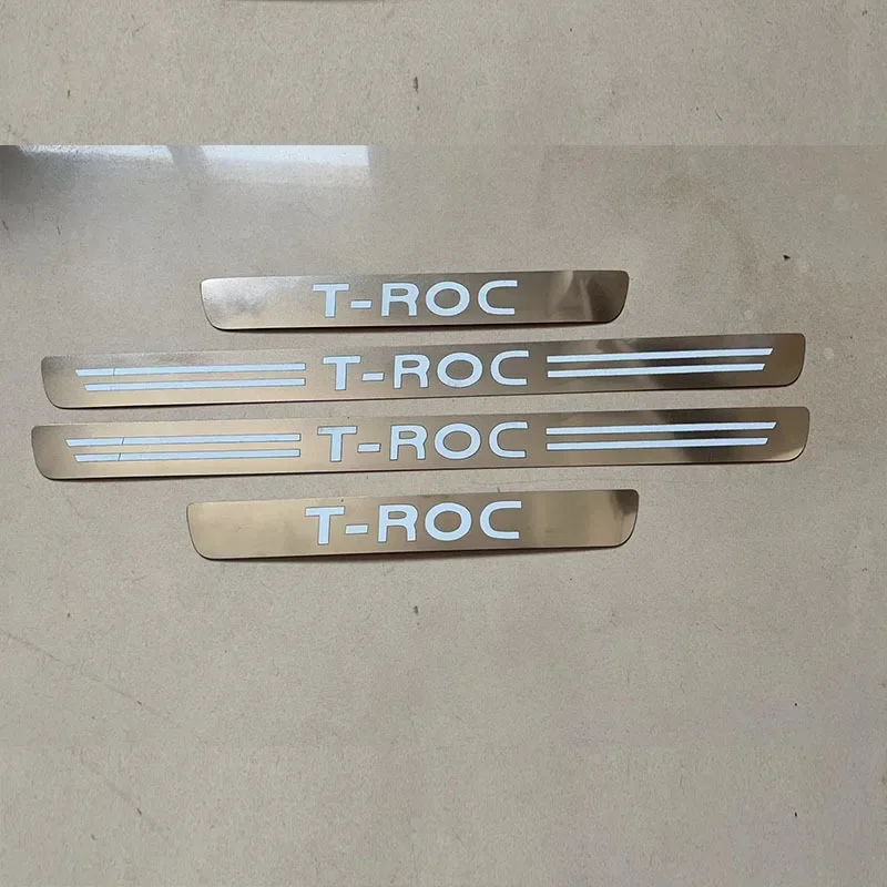 4 Stuks Auto Instaplijsten Protector voor VW T-Roc I 2017-2021