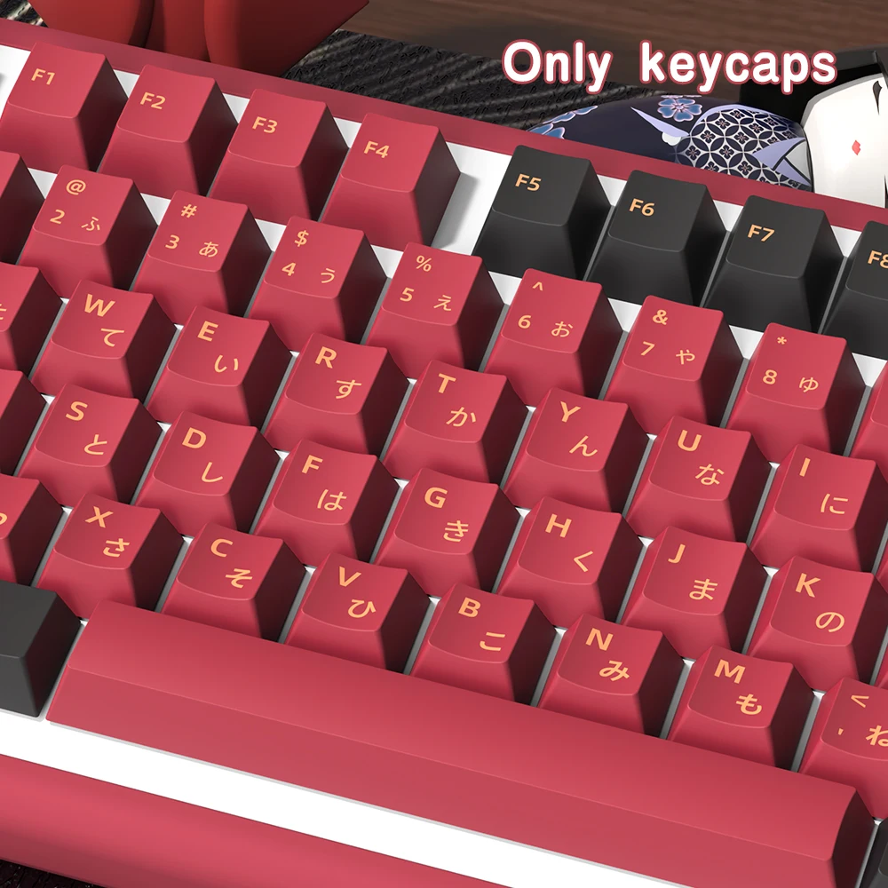 Cherry Profile Samurai Keycaps | Gmk Blue Samurai Keycaps