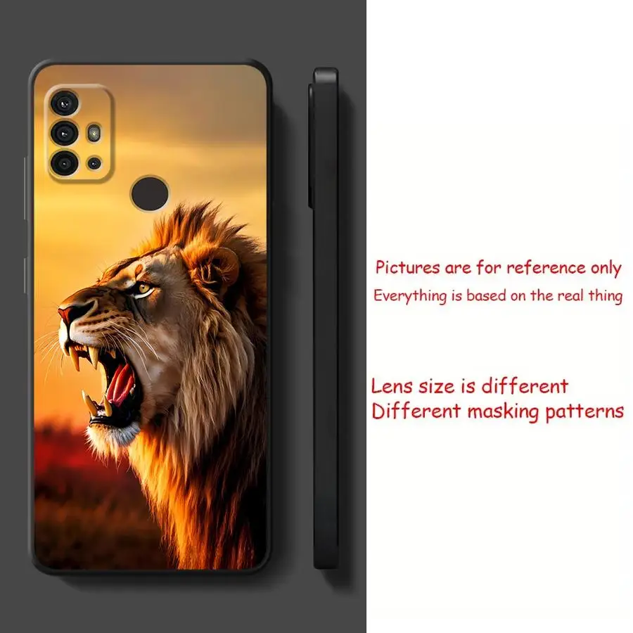 Cool Lion Design Phone Cover Case