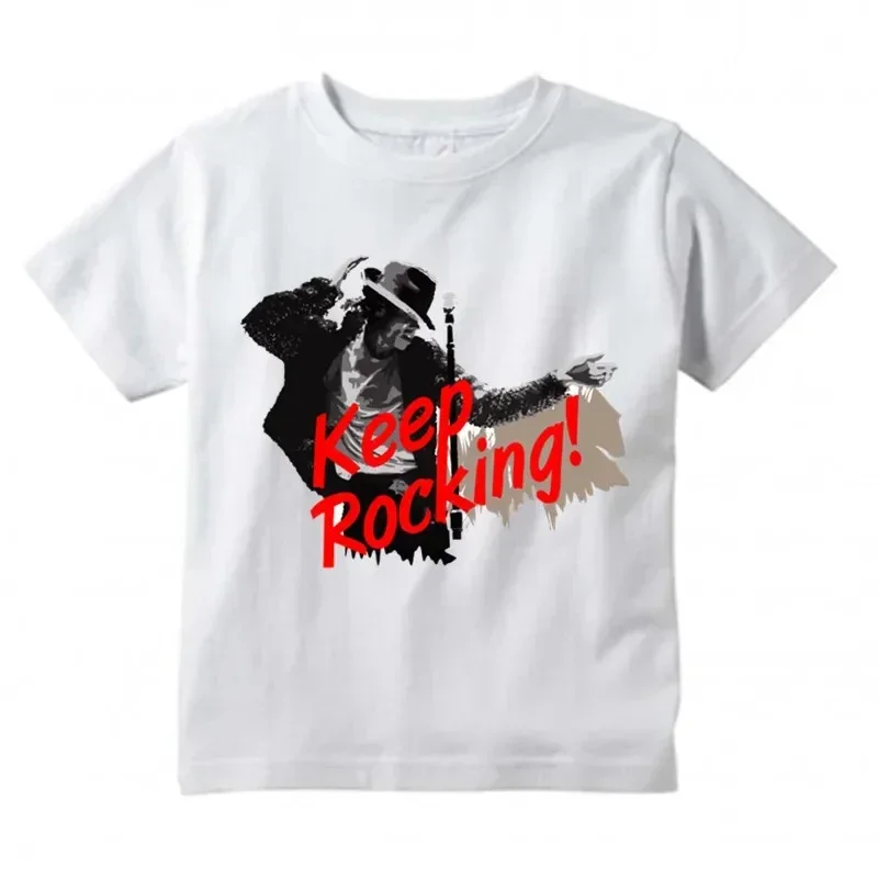 Michael Jackson Graphic Printed Tshirt Harajuku Rock Fashion Casual Short Sleeve Crew Neck Plus Size T Shirt Women 4