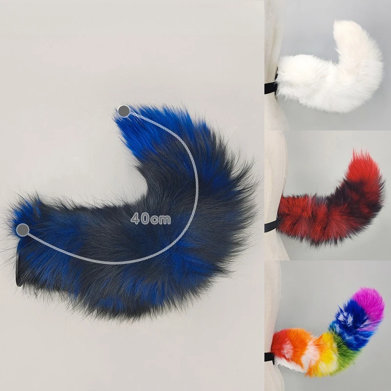 Coda di Volpe Ricaricabile Furry Tails, Costume Cosplay Animale, Coda Elettrica Telecomandata per Donna, Accessori per Giochi di Ruolo - immagine 3