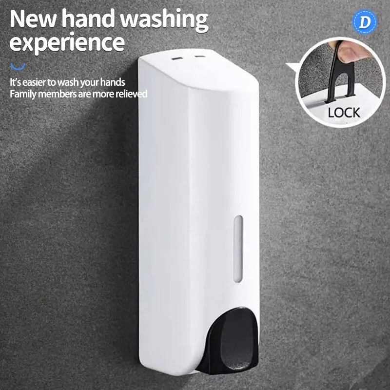 Manual Press Soap Dispenser Bathroom Wall-mounted Shampoo Body Wash Dispenser Bottle Soap Box Hotel-style Bathroom Facilities soap dispenser soap pump shower dispenser soap dispenser head wall mounted dispenser
