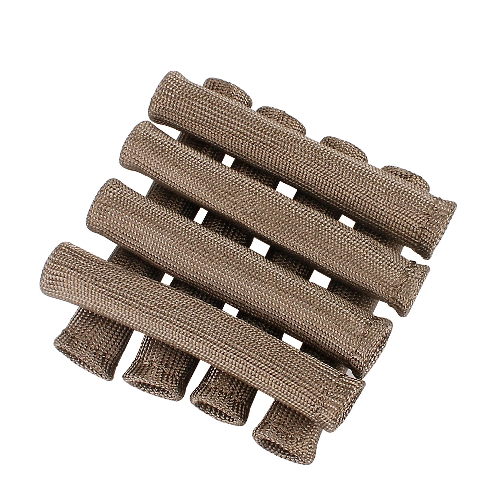RASTP-8pcs/Set 1200°F Basalt Fiber Spark Plug Wire Boots Protector Sleeve Heat Shield Cover Engine Thermal Cover BTD027