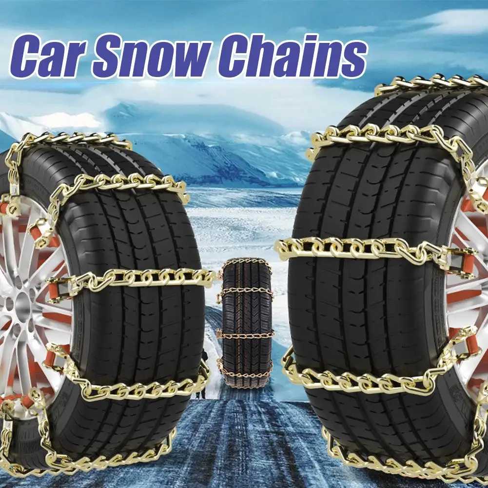 Anti-Skid Snow Chains For Car Motorcycles Winter And Bad Terrain Wheels Anti-slip Emergency Universal Lockout Artifact
