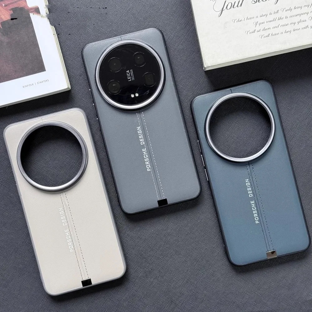 Luxury PU Leather Skin Magnetic Protective Back Cover Case