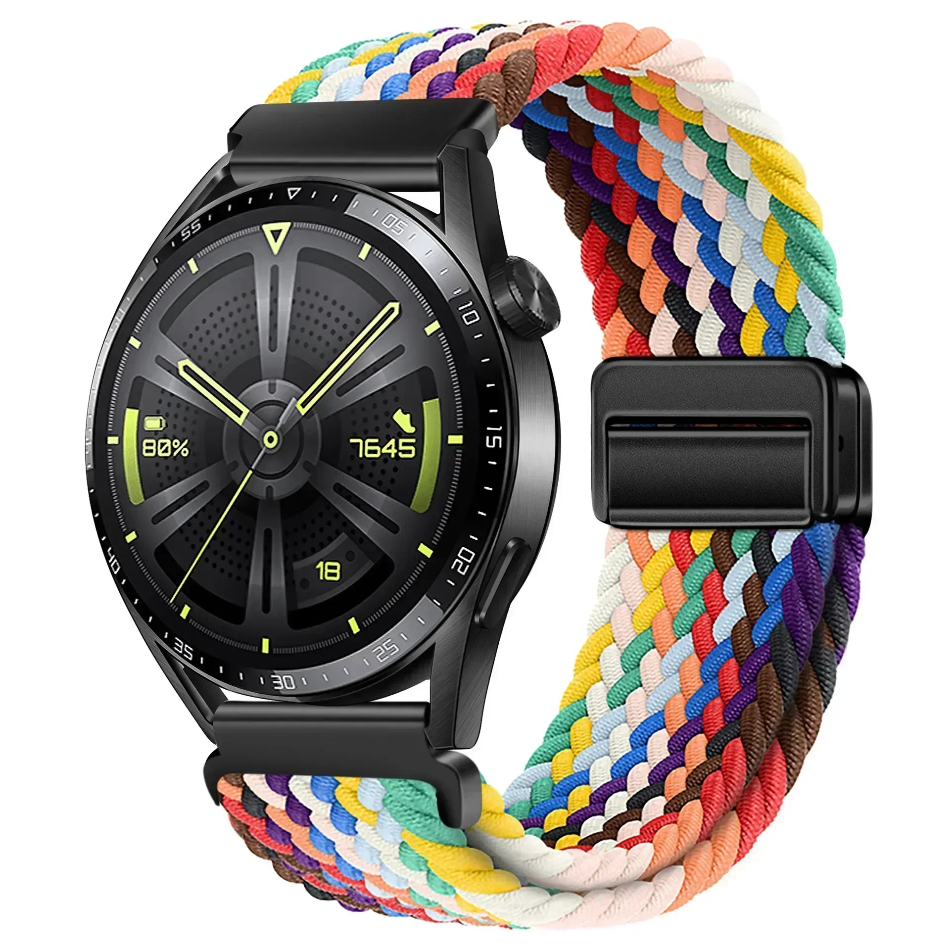Magnetic Braided Nylon Watch Band - 20mm/22mm