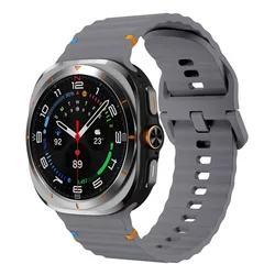 Silicone Sport Band Bracelet for Galaxy Watch Ultra - Stylish and Durable Wrist Accessory (Space grey)