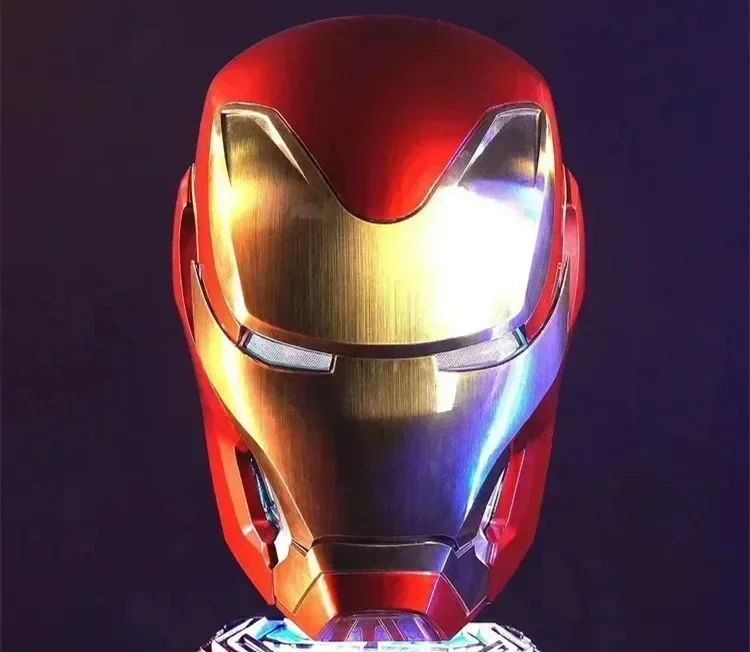 Autoking Ironman Helmet Casco Iron Man MK5 1:1 Indossabile Con