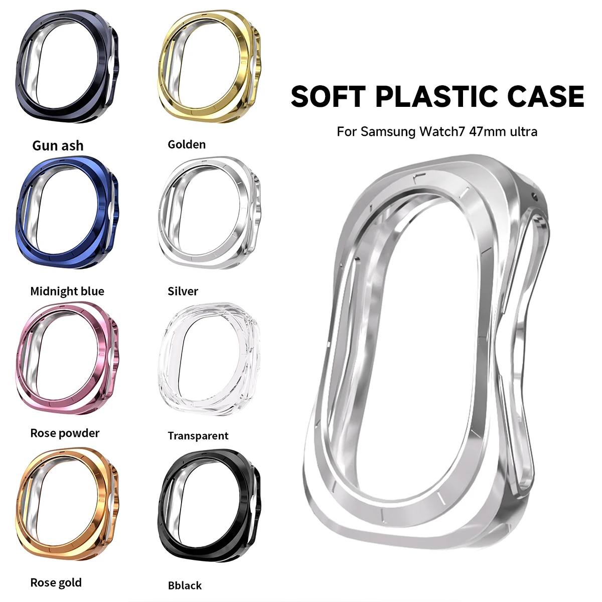 Enhanced TPU Protective Case - Bumper Hollow Shell Cover