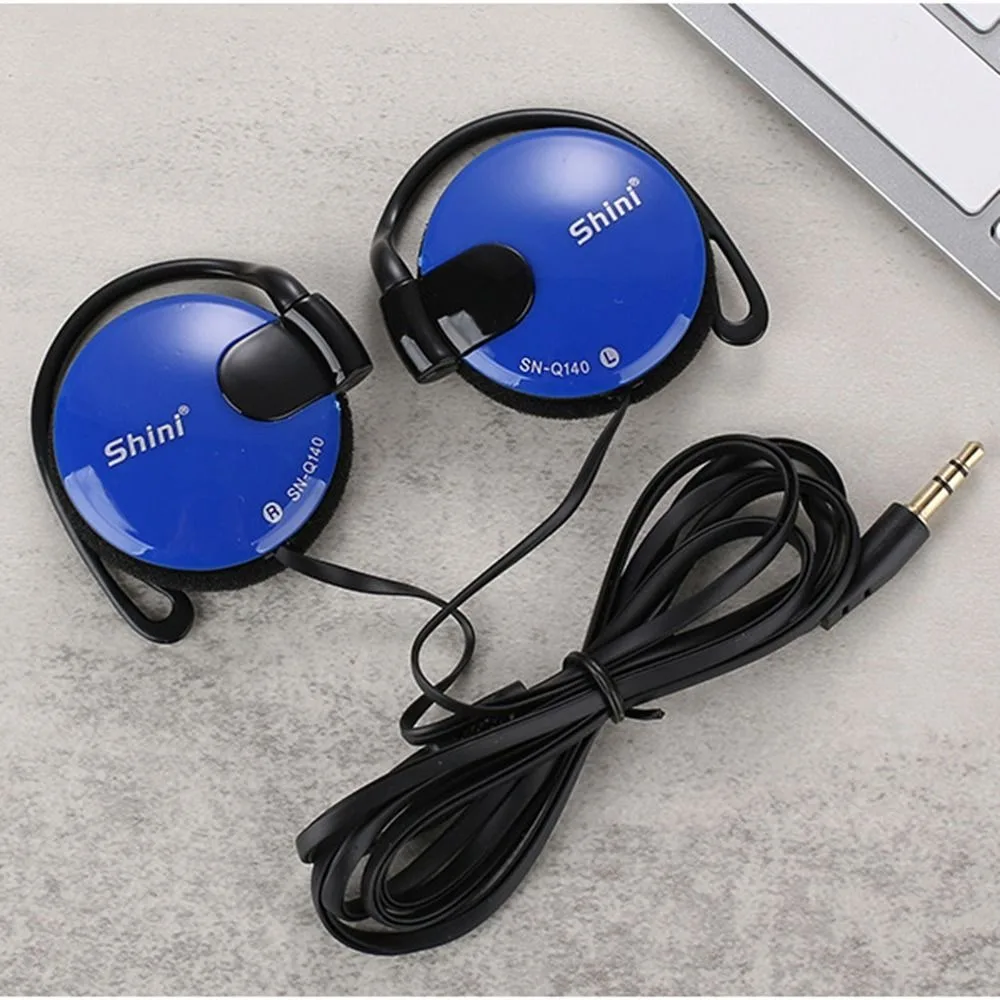 Description Picture 3 of item3.5mm Wired Bass Headphones Ear Hook Headset Sports Music Game Wired Earpiece For Mp3 Computer Mobile Telephone
