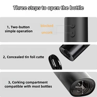 Mijia Electric Wine Opener Battery Automatic Bottle Cap Opener for Red Wine Beer with Foil Cutter Kitchen Accessories - Image 5