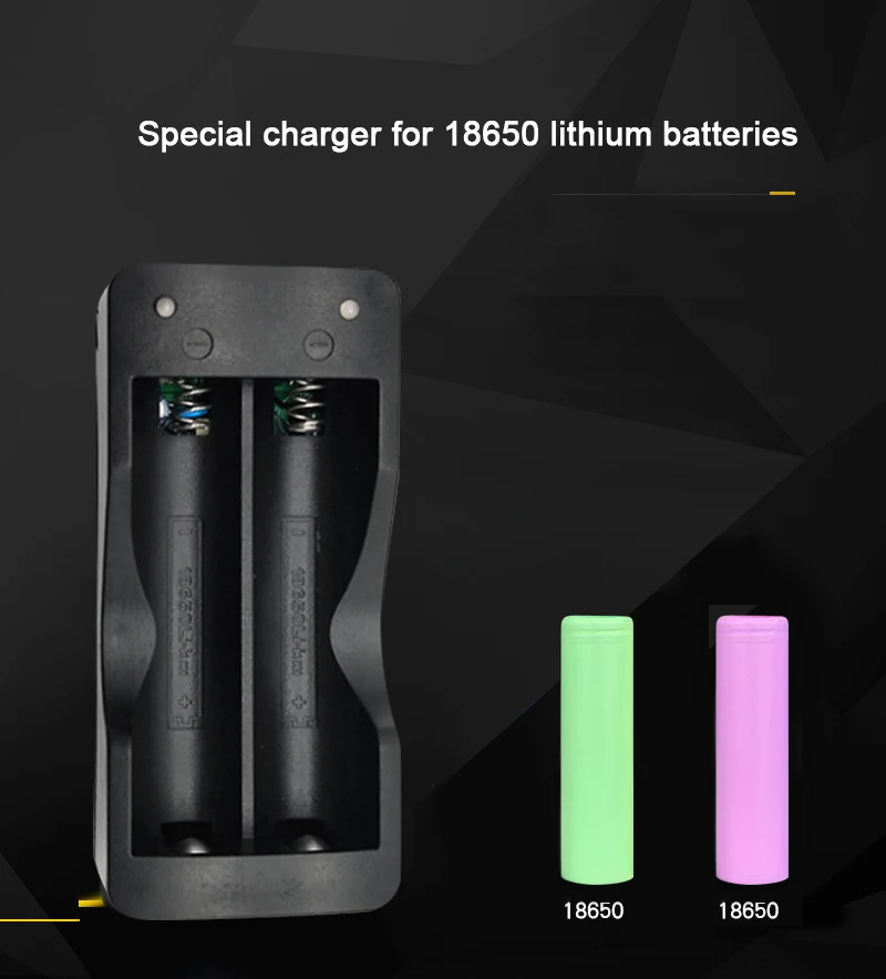 Battery Charger 18650 EU 2slots Smart Li-ion Rechargeable
