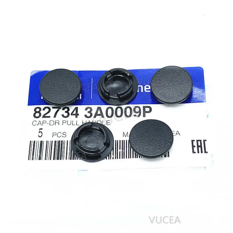 PULL HANDLE CAP Screw plug cover 827343A000B1 82734-3A000B1 PULL HANDLE SCREW CAP For Hyundai IX35 TUCSON ix 2010-2014 car interior accessories car door lock cover rear trunk switch cover car charging port plug cover