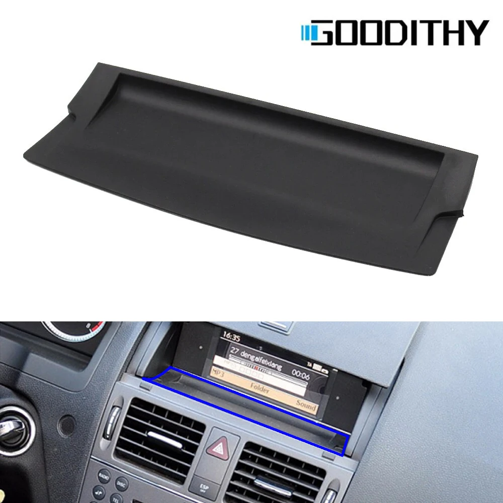 Dashboard Lamp Switch Cover Car Interior Trim Dashboard Display Screen Tray Cushion Cover Trim Replacement For Mercedes Benz C Class W204 C180 C200 C220 C250 C300 2007-2010