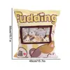 Pudding Snack Pillow Cat Throw Pillow With A Bag Removable Stuffed Animal Toys CreativeSnack Zipper Bag Decor Cushion For G D8J7 6
