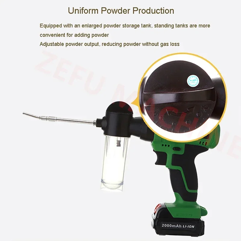 12V Electric Drill Pollinator Kiwi Fruit Tree Pollen Point Flower Pollinator Apple Pear Pollination Artifact Pollination Tool