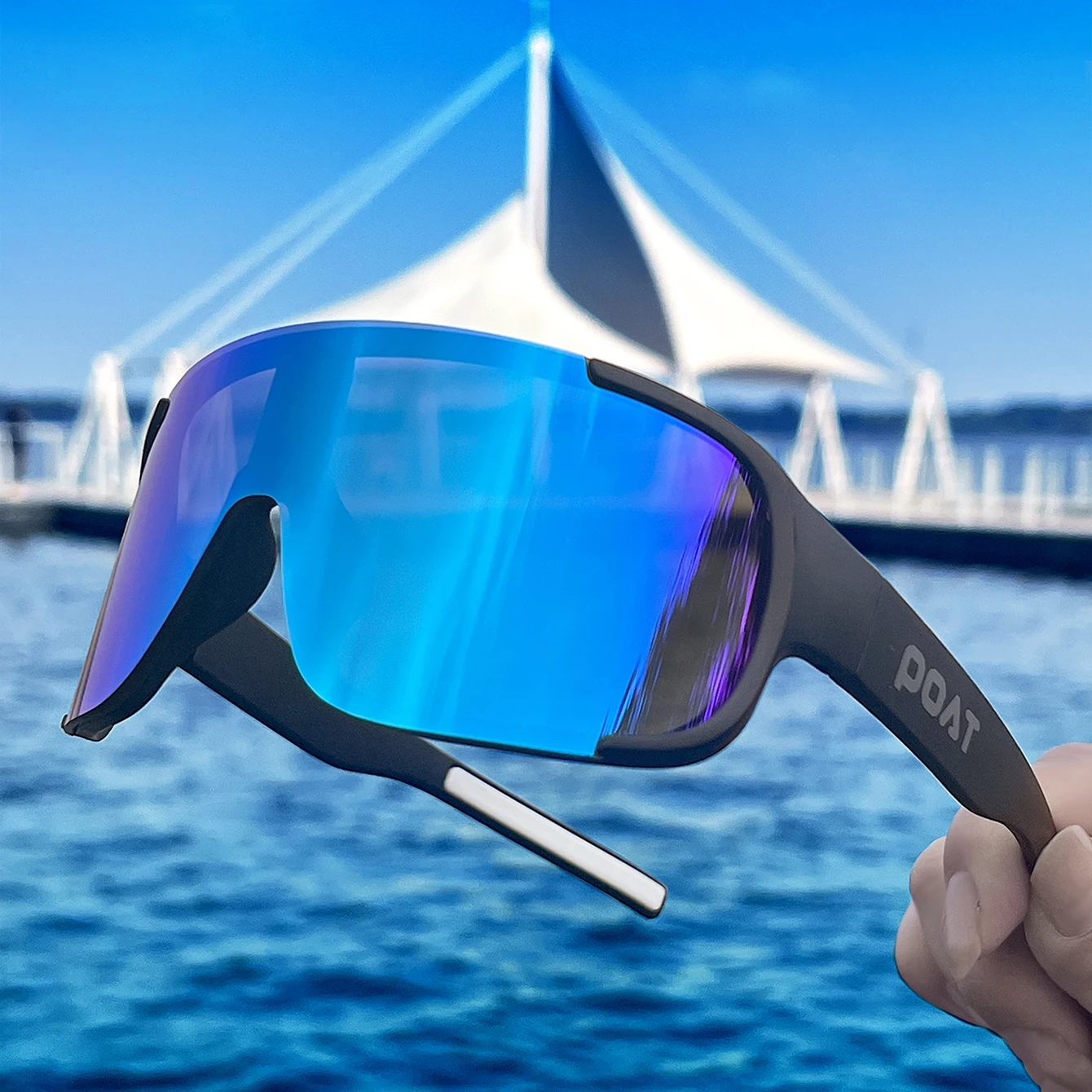 POAT Cycling Sunglasses UV400 Windproof Eyewear Colors