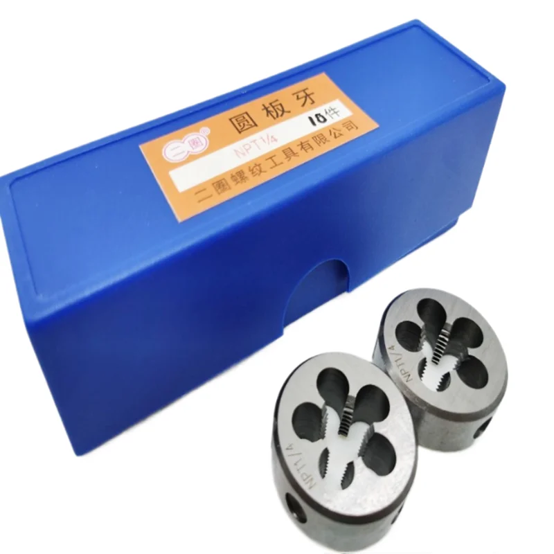 BSP BSPT 55 °   파이프 나사 다이 1/8 1/4 3/8 1/2 3/4 1인치 2인치, 수도관의 외부 나사 태핑용 공구로 사용됨