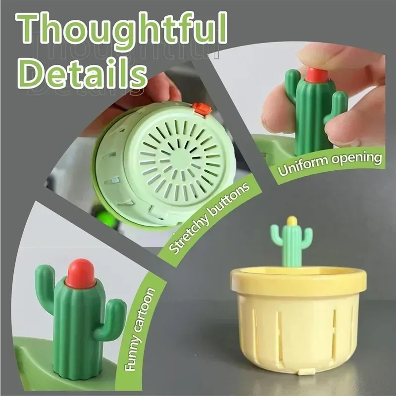 New Anti-clogging Cactus Kitchen Sink Drain Strainer Leakage-proof Food Waste Catcher Plug Filter Basket Sink Drain Kitchen Tool