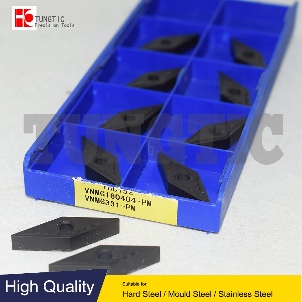

VNMG160404-PM YBC152 Milling Cutter CNC Insert Lathe Cutting Tool Lathe Machining Metal Turning Tools VNMG 160404 VNMG160404