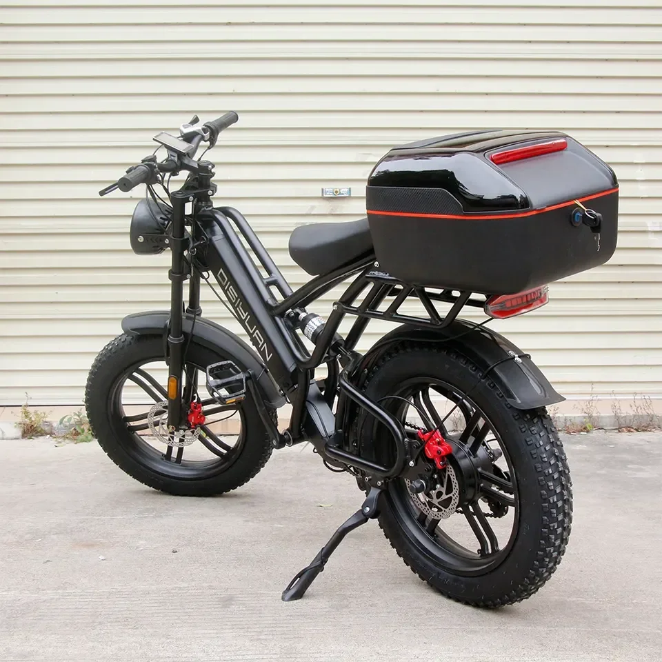 20 Inch Cargo Mtb Electric Bike 48V Fat Tire Electric Bicycle V20 Bike Mountain 1000w 500w Super S9