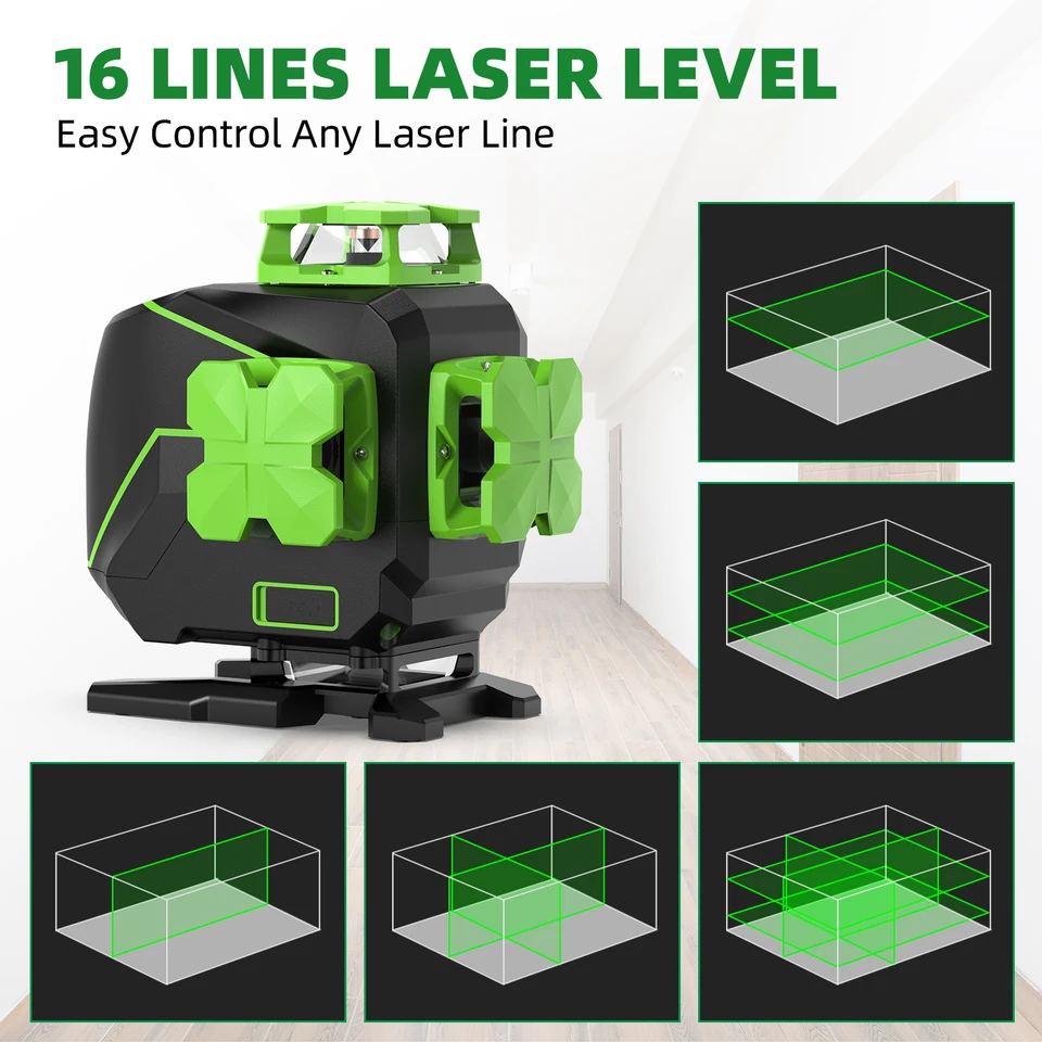 602CG - Livella Laser Autolivellante A Linee Incrociate 2D - Livella Laser 2x360° – EU - Foto 2