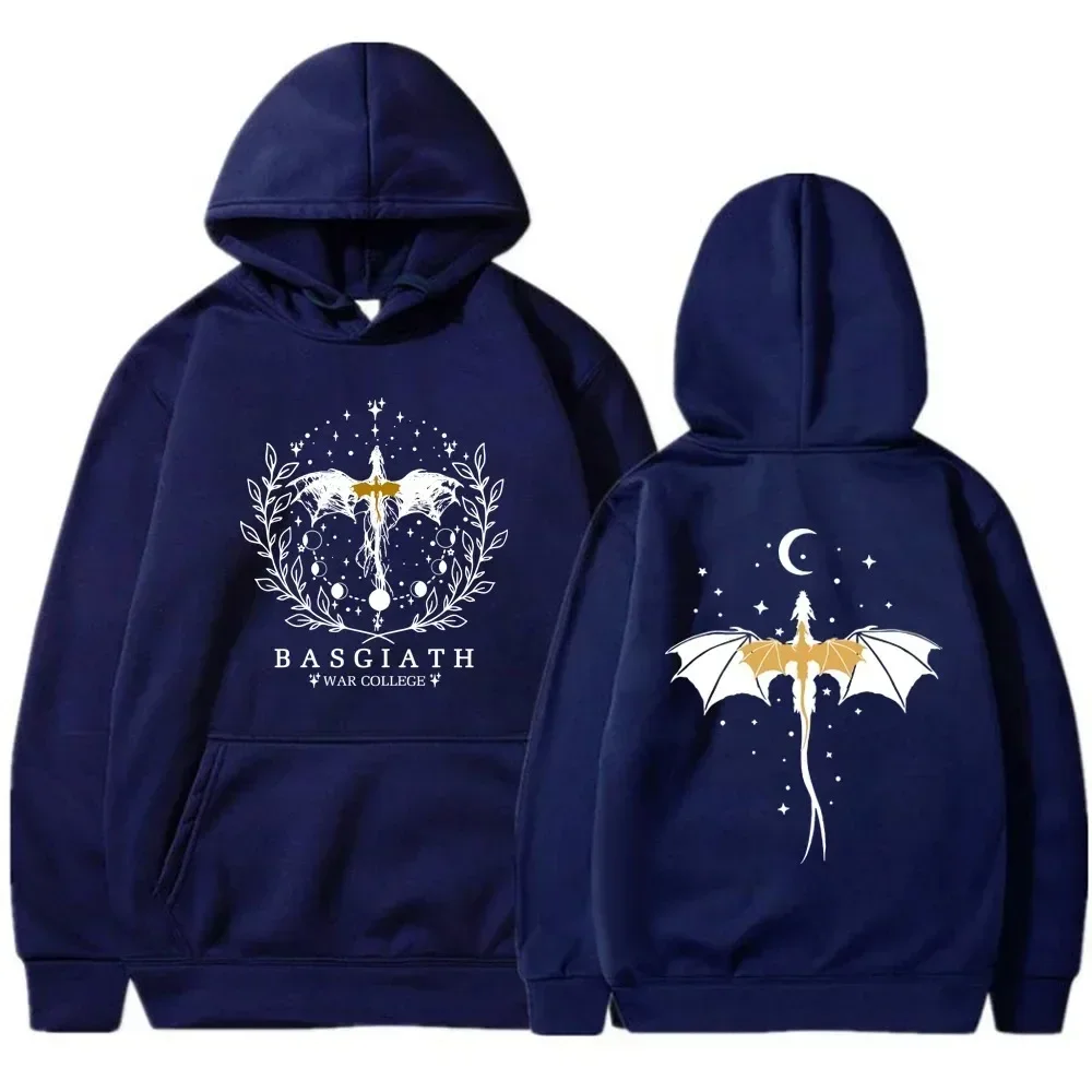 Basgiath War College Cotton Hoodies Fourth Wing Women Men Clothing Printed Graphic Spring Autumn Sweatshirt Streetwear Tops 4