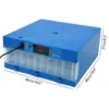 Egg Hatching Incubator, 64 Eggs Automatic Egg Hatching Incubator with Temperature Humidity Control & Automatic Egg Turner, Digit