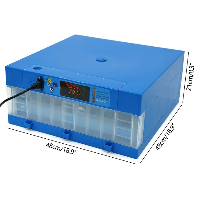 Egg Hatching Incubator, 64 Eggs Automatic Egg Hatching Incubator with Temperature Humidity Control & Automatic Egg Turner, Digit