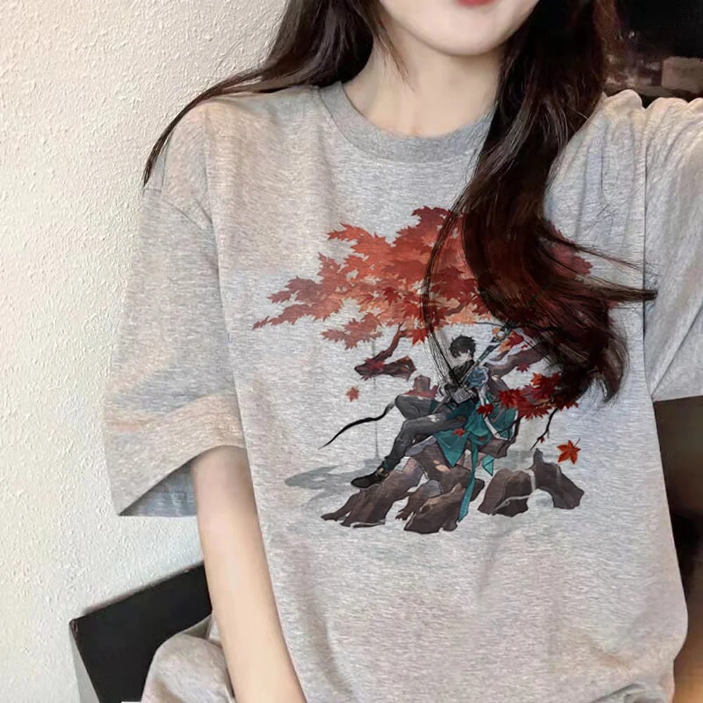 

Honkai Star Rail t shirt women anime comic harajuku t-shirts girl Japanese clothes