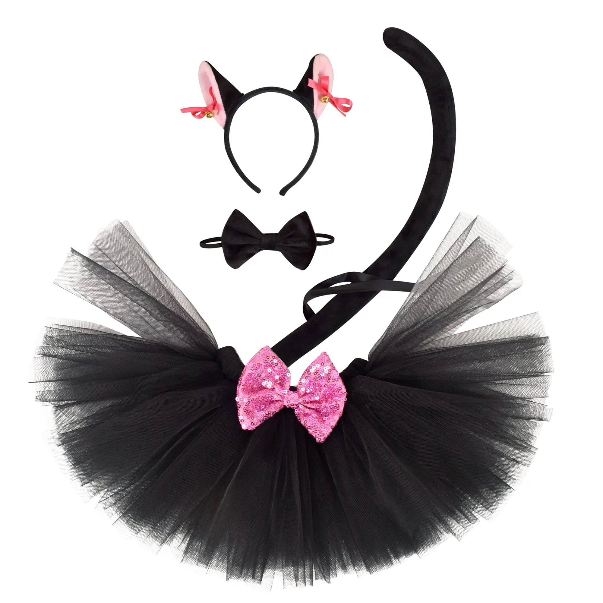 Kids Children Animal Costume Monkey Party Gift Headband Skirt Tail Bow Props 1-*12Y Cosplay Halloween Carnival Birthday Headwear cosplay costume,animal tutu skirt outfit