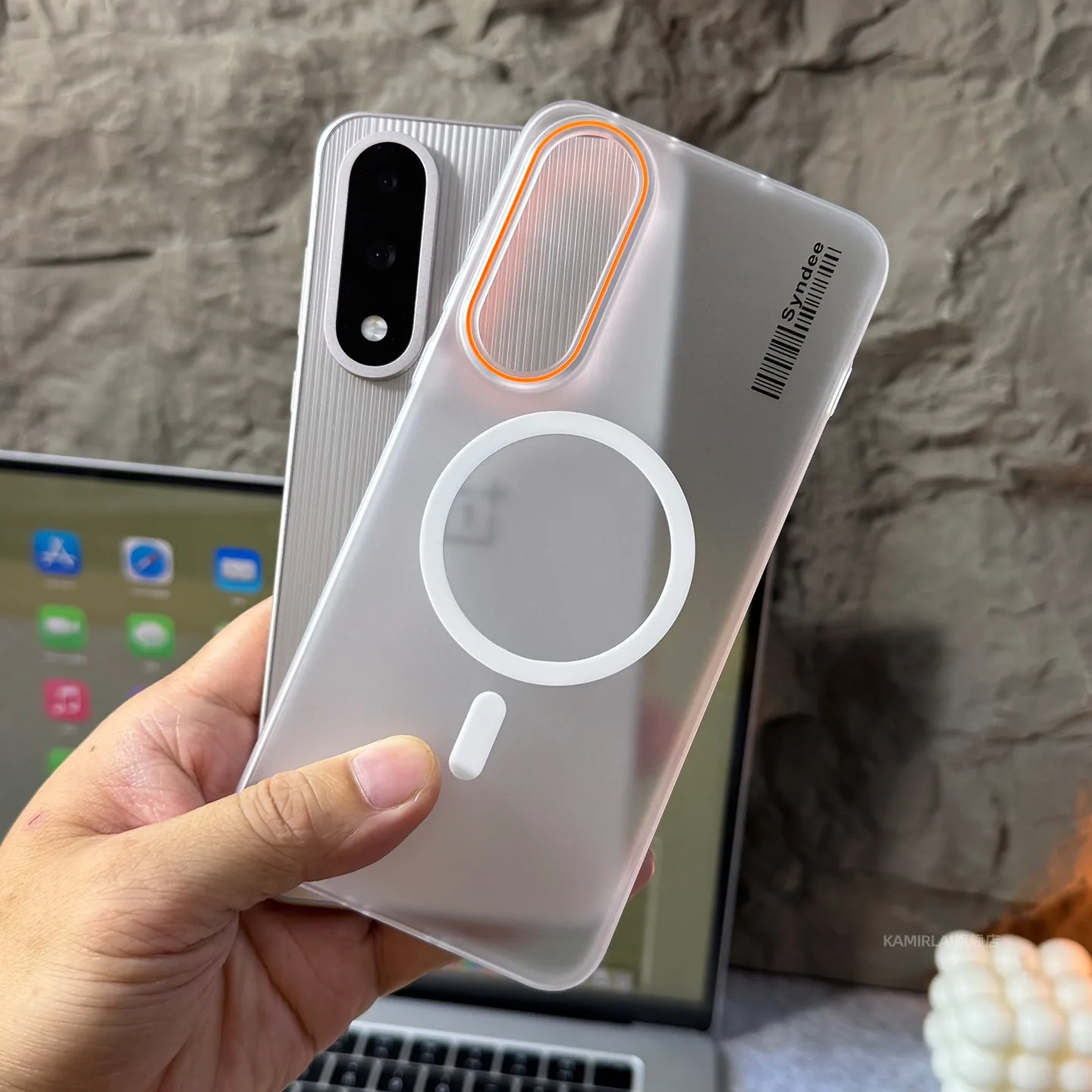 Luxury Magnetic Wireless Charging Shockproof Phone Case - Hard PC Shell Bumper Cover