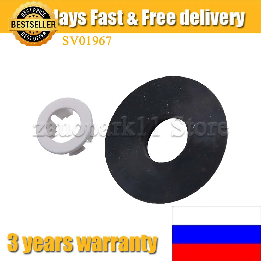 Nuova Misura Per Armitage Standard Ideale Shanks Doppia Valvola Di Scarico Guarnizione A Membrana E Clip Sv01967