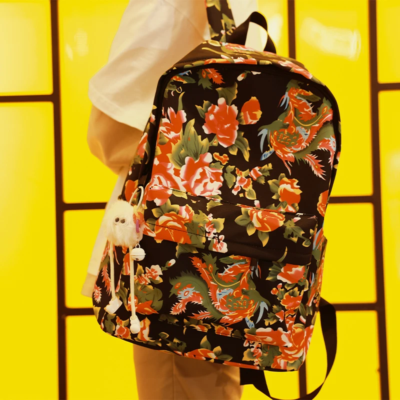 

Casual Softback Backpacks Interior Zipper Pocket 2024 Hot Sale Bags for Women Interior Compartment Nylon Soft Handle Backpacks