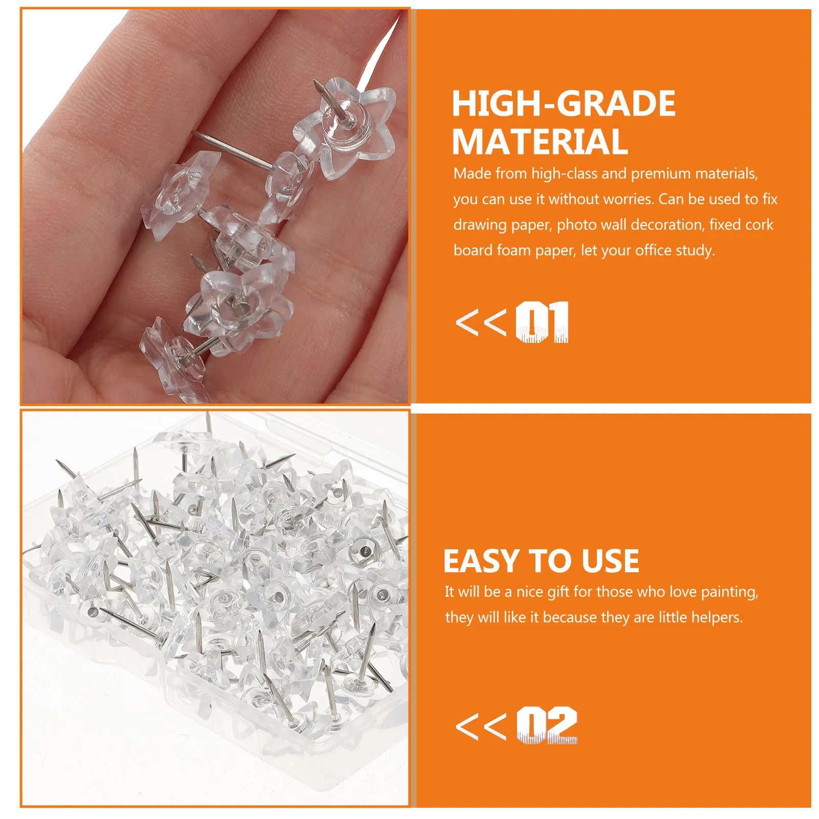 100Pcs 푸시 핀 섬세한 다기능 썸 탭 컴팩트 지도 액세서리 매일 사용 재사용 가능한 소형 썸 탭 홈 스터디