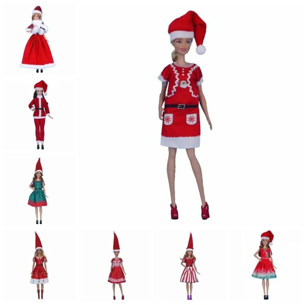 11.8inch 11.8inch Doll Clothes 30cm Christmas Elfs Series Doll Christmas Dress Cute Beautiful Christmas Doll Clothes