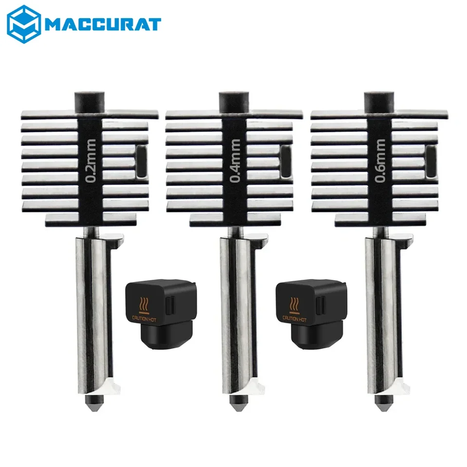 Bambu Lab A1 ミニホットエンドキット 0.2/0.4/0.6/0.8mm 硬化鋼ノズル