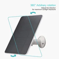 Panneau solaire 3W 6V type-c, chargeur de cellules solaires extérieures haute puissance, panneaux solaires pour caméra de sécurité/petit système d'éclairage domestique 4