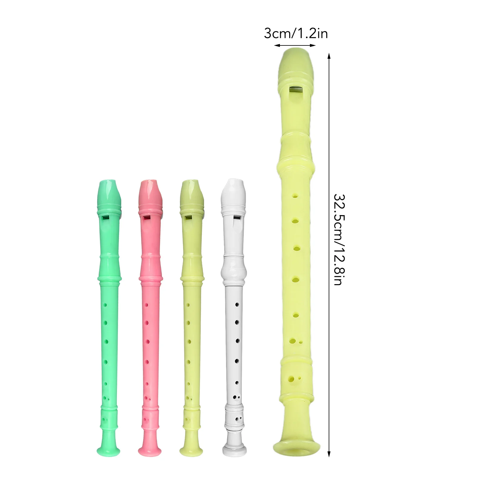 8 Hole Recorder Instrument Flauta Clarinet for Students Kids treble recorder