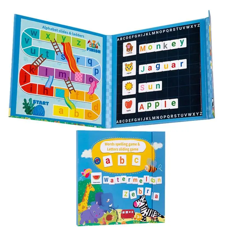 

Alphabet Matching Cards Magnetic Letter Matching Game Cards Montessori ABC Learning Toys Puzzle Sight Words Games Preschool