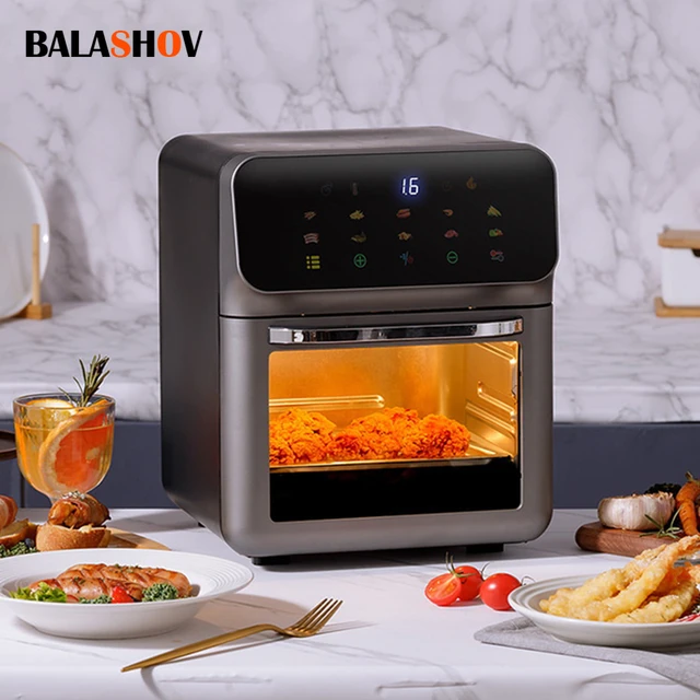 Household 10L Mini Oven Multifunctional Baking Pizza Oven Electric Air  Fryer Without Oil Electric Kitchen Oven Home Appliance - AliExpress